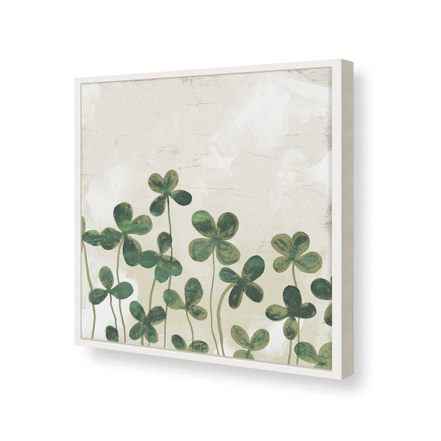 [Color:Opaque White], Picture of art in a Opaque White frame of the corner