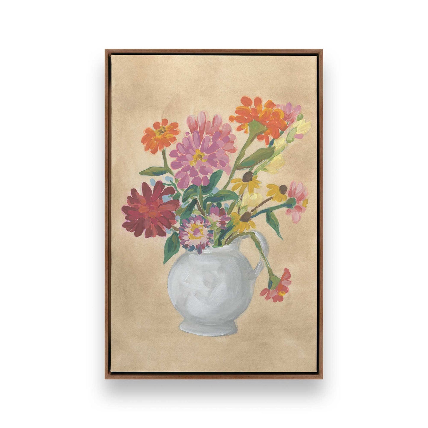 [Color:Walnut], Picture of art in a Walnut frame