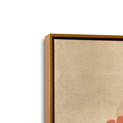 [Color:Polished Gold], Picture of art in a Polished Gold frame at an angle