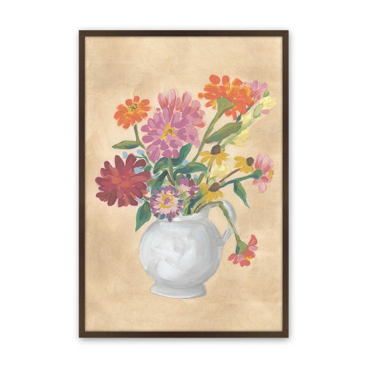 [Color:Belvinder Brown], Picture of art in a Belvinder Brown frame