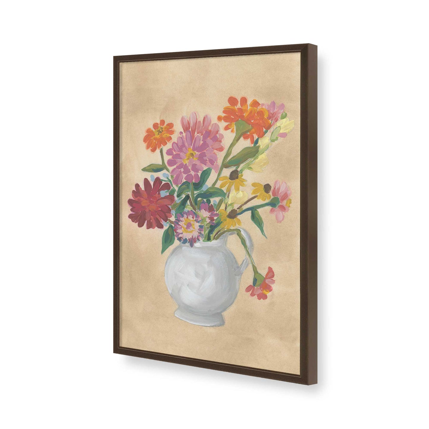 [Color:Belvinder Brown], Picture of art in a Belvinder Brown frame of the corner