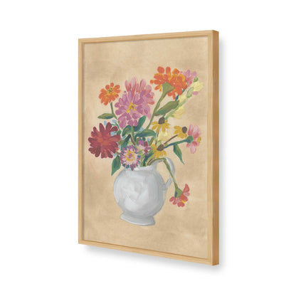 [Color:American Maple], Picture of art in a American Maple frame of the corner