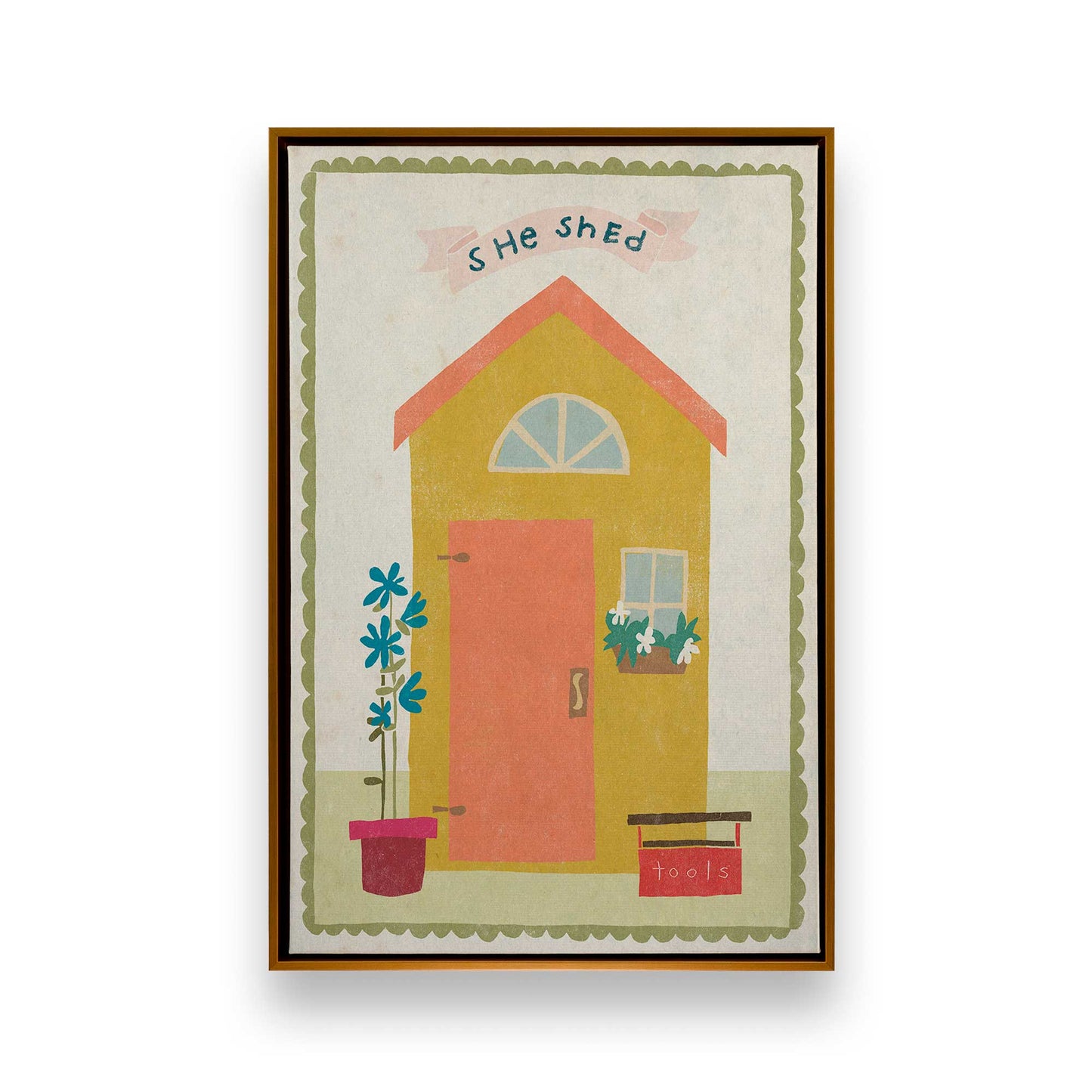 [Color:Polished Gold], Picture of art in a Polished Gold frame