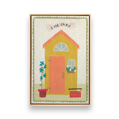 [Color:American Maple], Picture of art in a American Maple frame