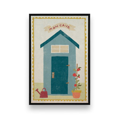 [Color:Satin Black], Picture of art in a Satin Black frame