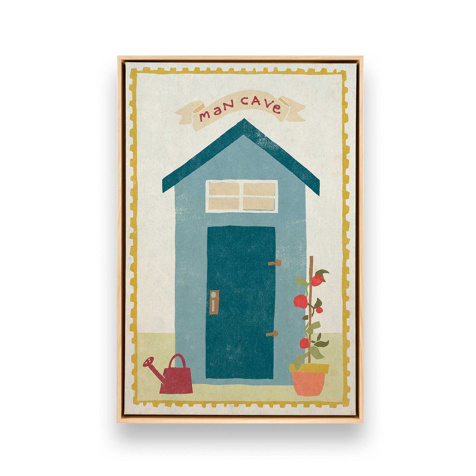 [Color:American Maple], Picture of art in a American Maple frame