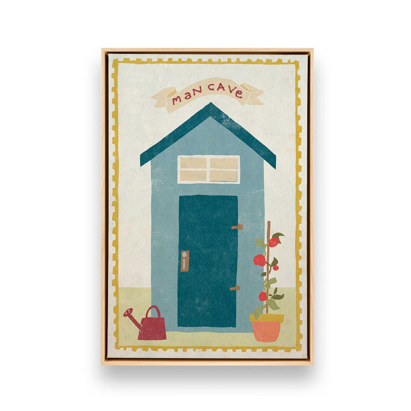 [Color:American Maple], Picture of art in a American Maple frame