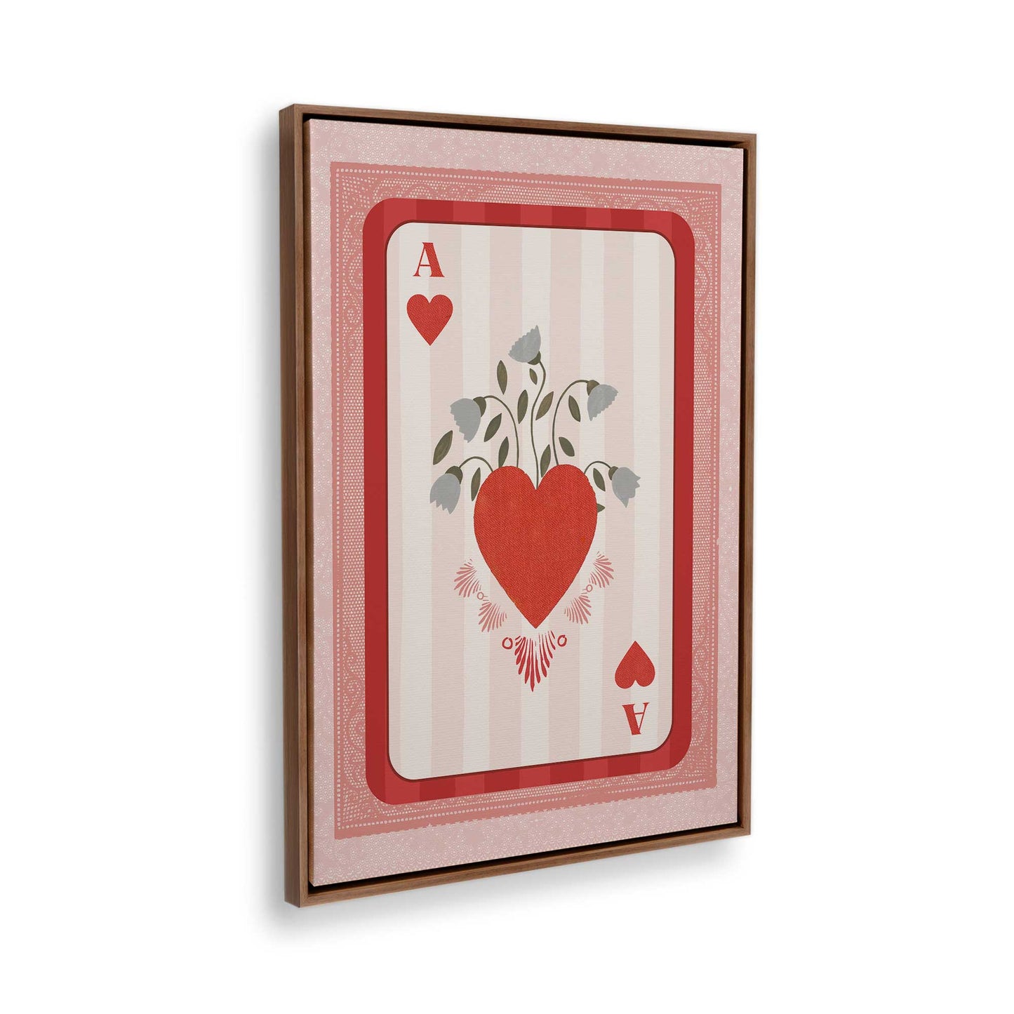 [Color:Walnut], Picture of the corner of the art