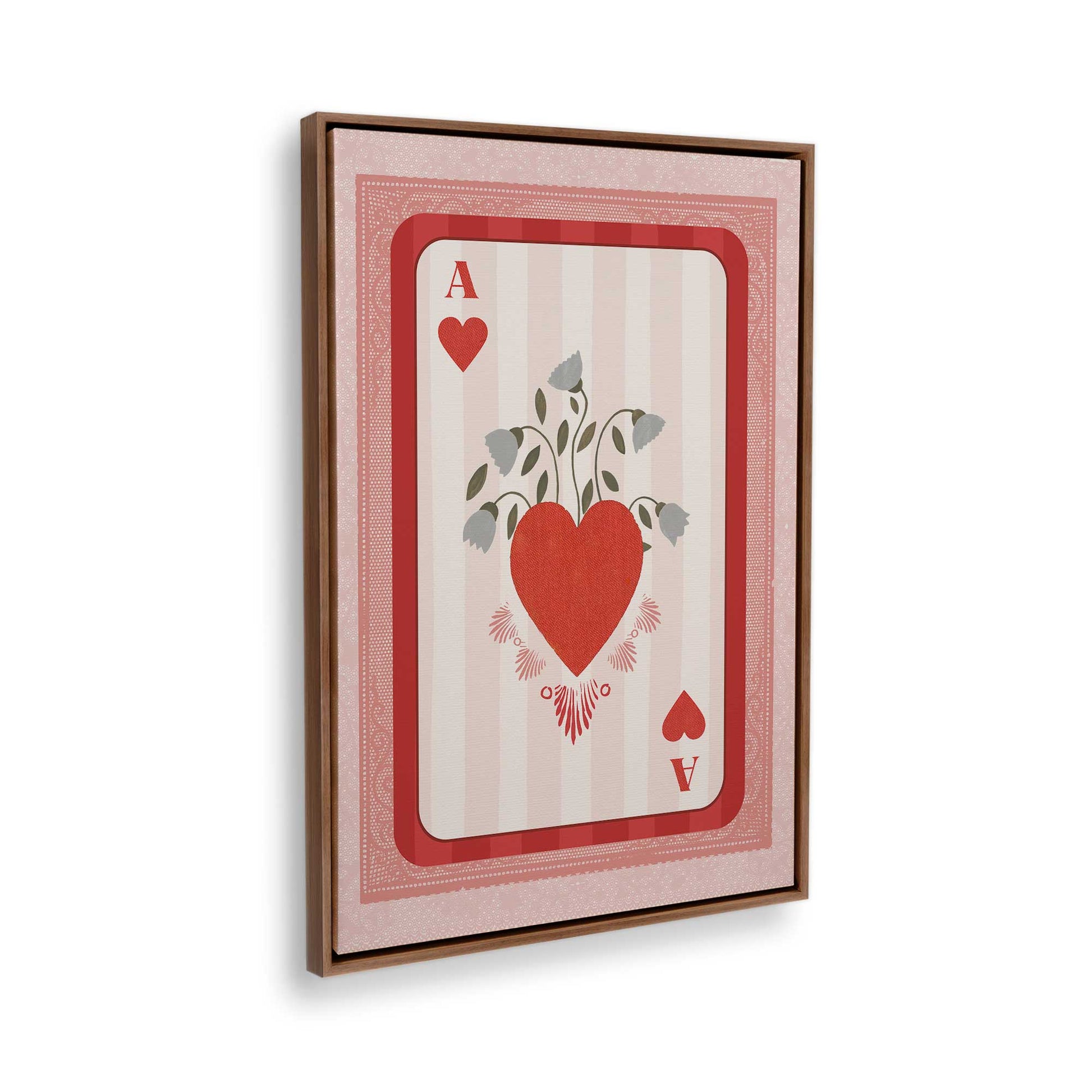 [Color:Walnut], Picture of the corner of the art