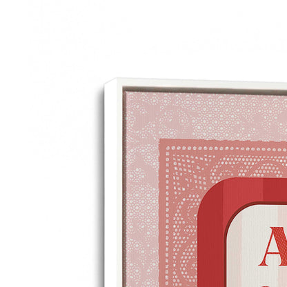 [Color:Opaque White], Picture of art in a White frame at an angle