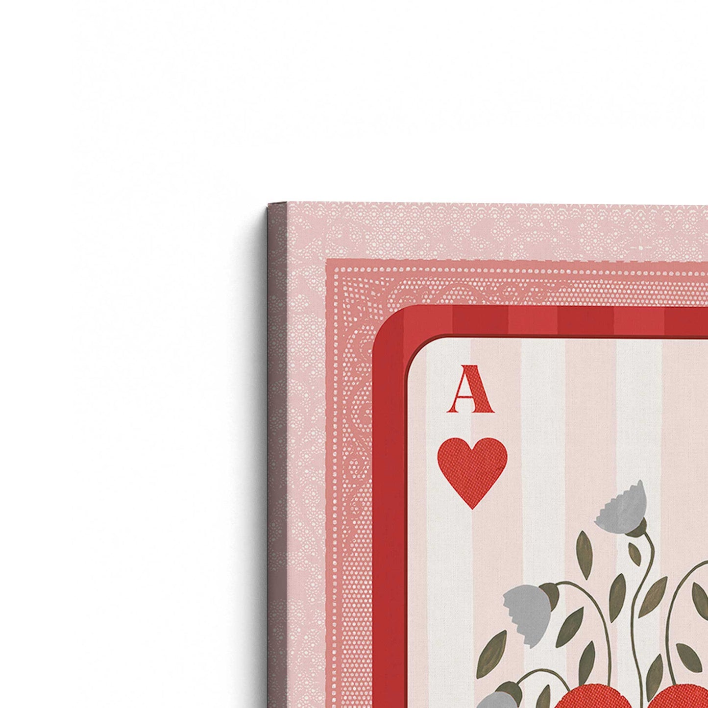 [Color:Stretched Canvas], Picture of the corner of the art