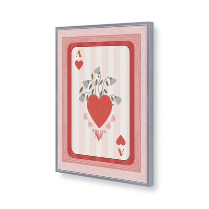 [Color:Polished Chrome], Picture of art in a Polished Chrome frame of the corner