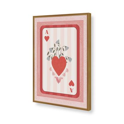 [Color:Polished Gold], Picture of art in a Polished Gold frame of the corner