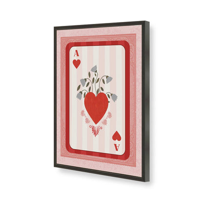 [Color:Satin Black], Picture of art in a Satin Black frame of the corner