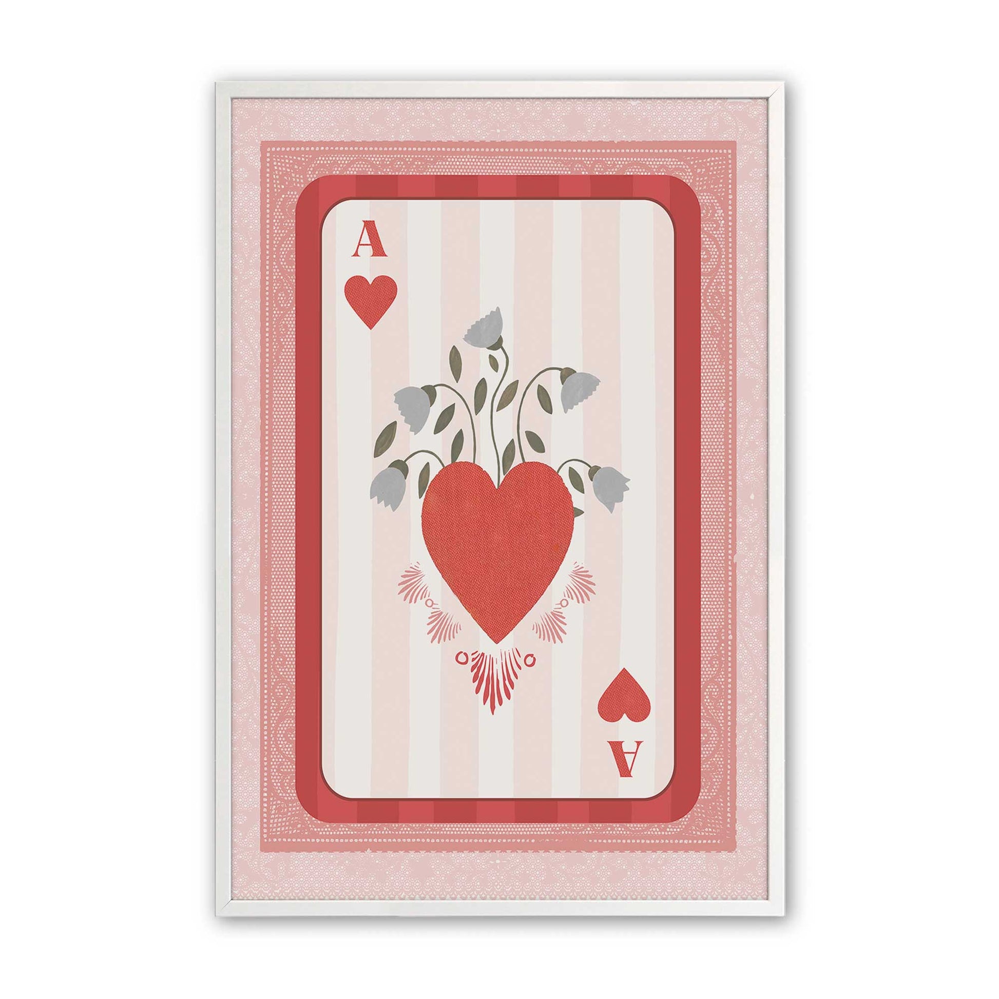 [Color:Opaque White], Picture of art in a Opaque White frame