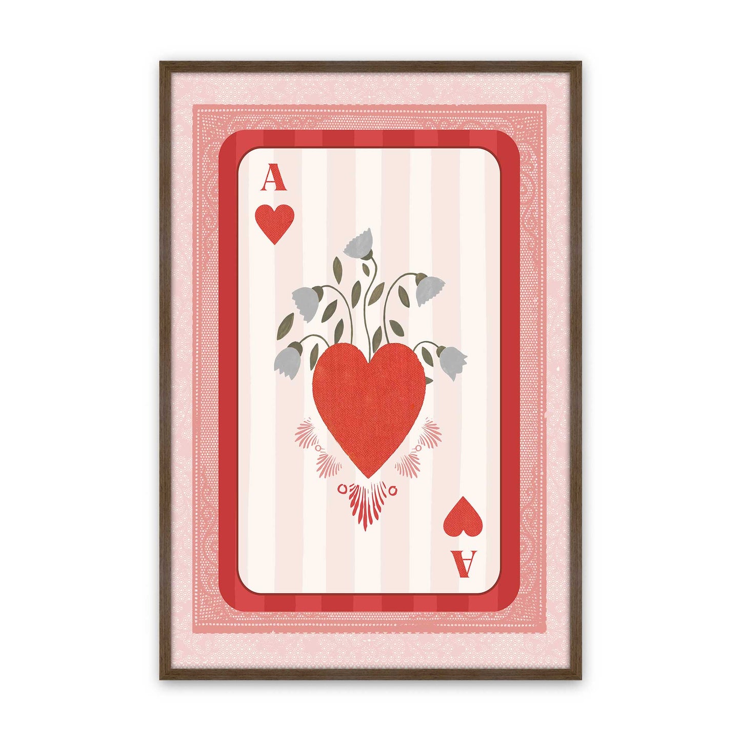 [Color:Walnut], Picture of art in a Walnut frame