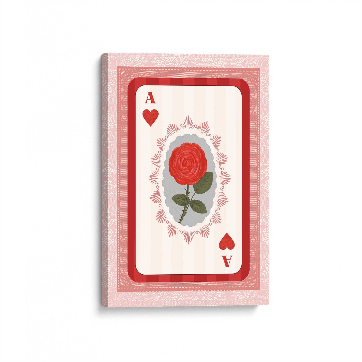 [Color:Stretched Canvas], Picture of art at an angle