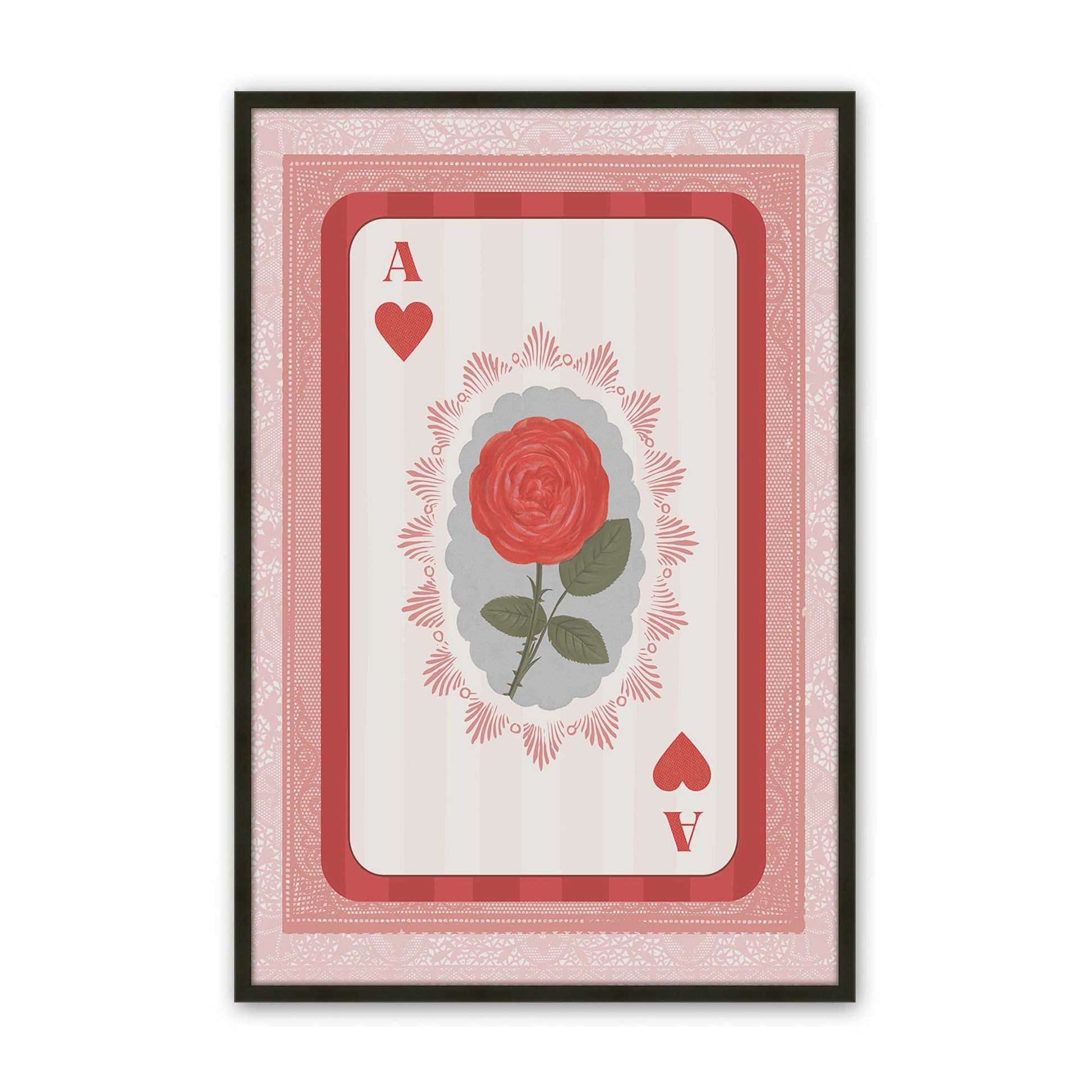 [Color:Satin Black], Picture of art in a Satin Black frame