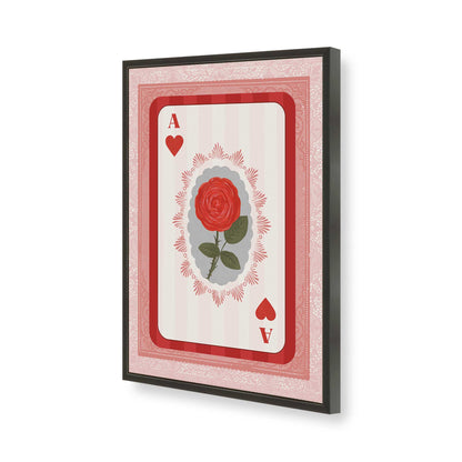 [Color:Satin Black], Picture of art in a Satin Black frame of the corner