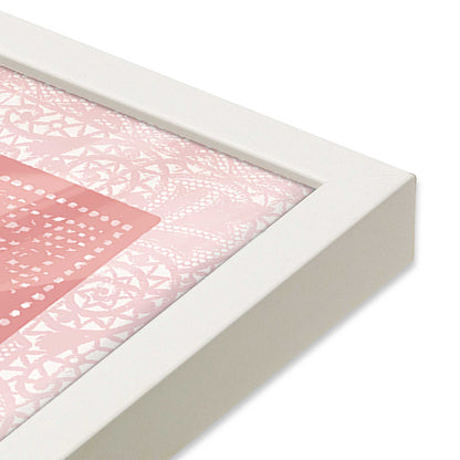 [Color:Opaque White], Picture of art in a Opaque White frame at an angle