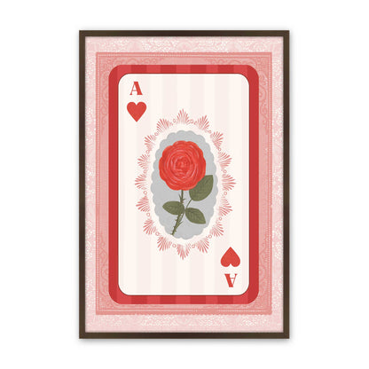 [Color:Brown], Picture of art in a Brown frame