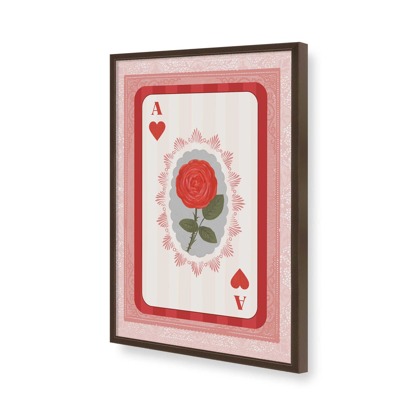 [Color:Belvinder Brown], Picture of art in a Belvinder Brown frame of the corner