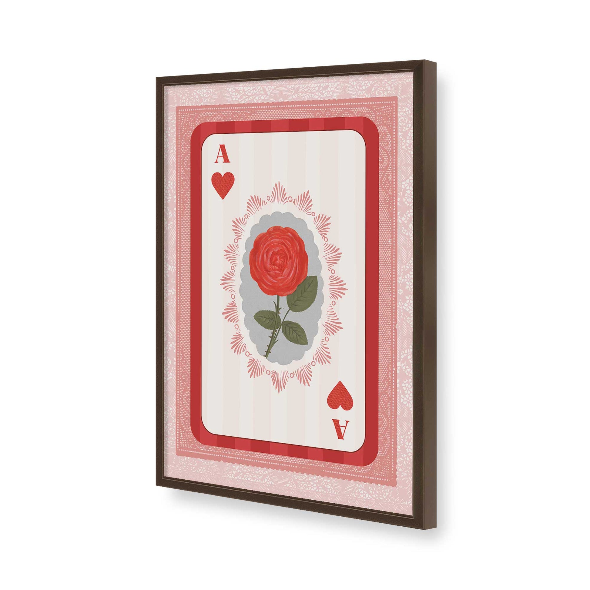 [Color:Belvinder Brown], Picture of art in a Belvinder Brown frame of the corner