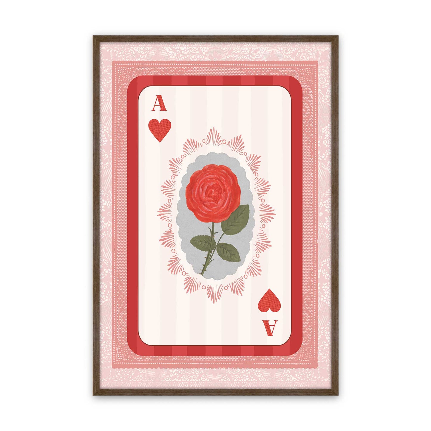 [Color:Walnut], Picture of art in a Walnut frame