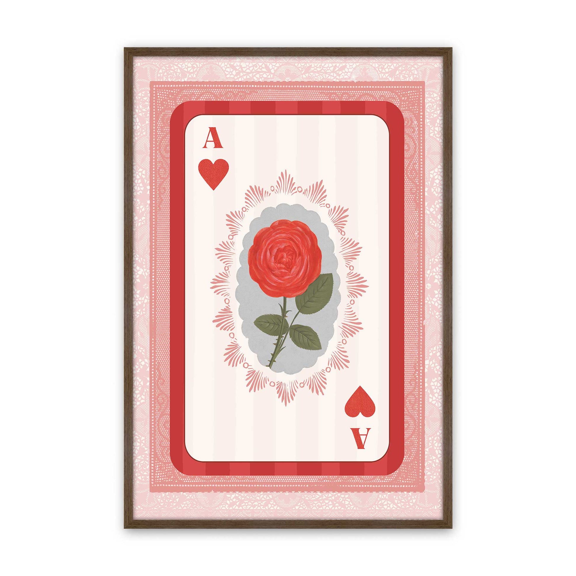 [Color:Walnut], Picture of art in a Walnut frame