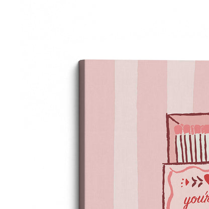 [Color:Stretched Canvas], Picture of the corner of the art