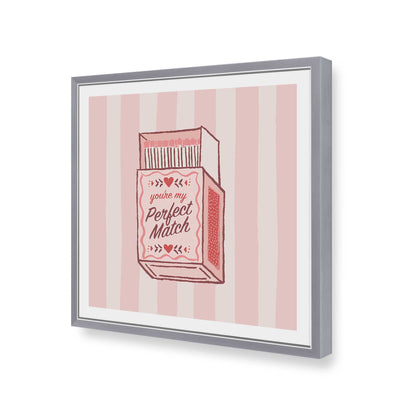[Color:Polished Chrome], Picture of art in a Polished Chrome frame of the corner