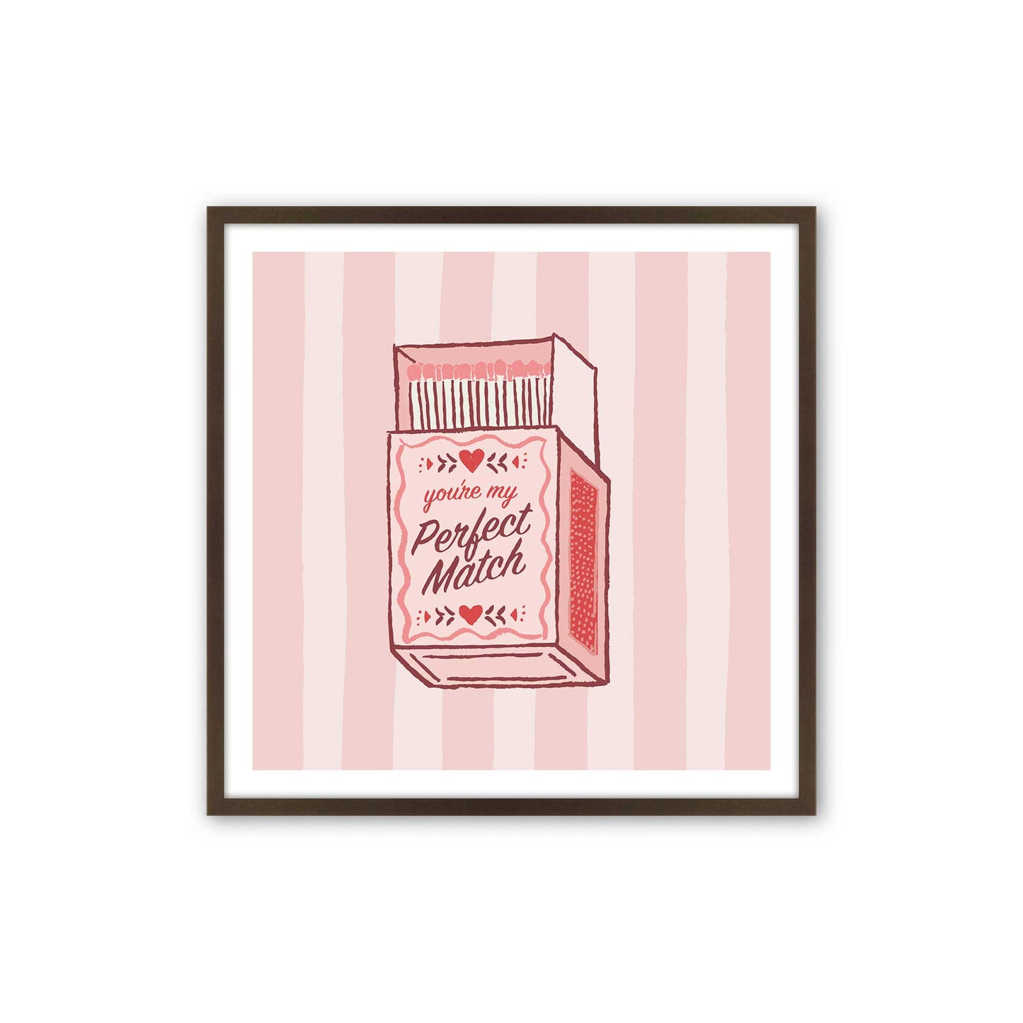 [Color:Belvinder Brown], Picture of art in a Belvinder Brown frame