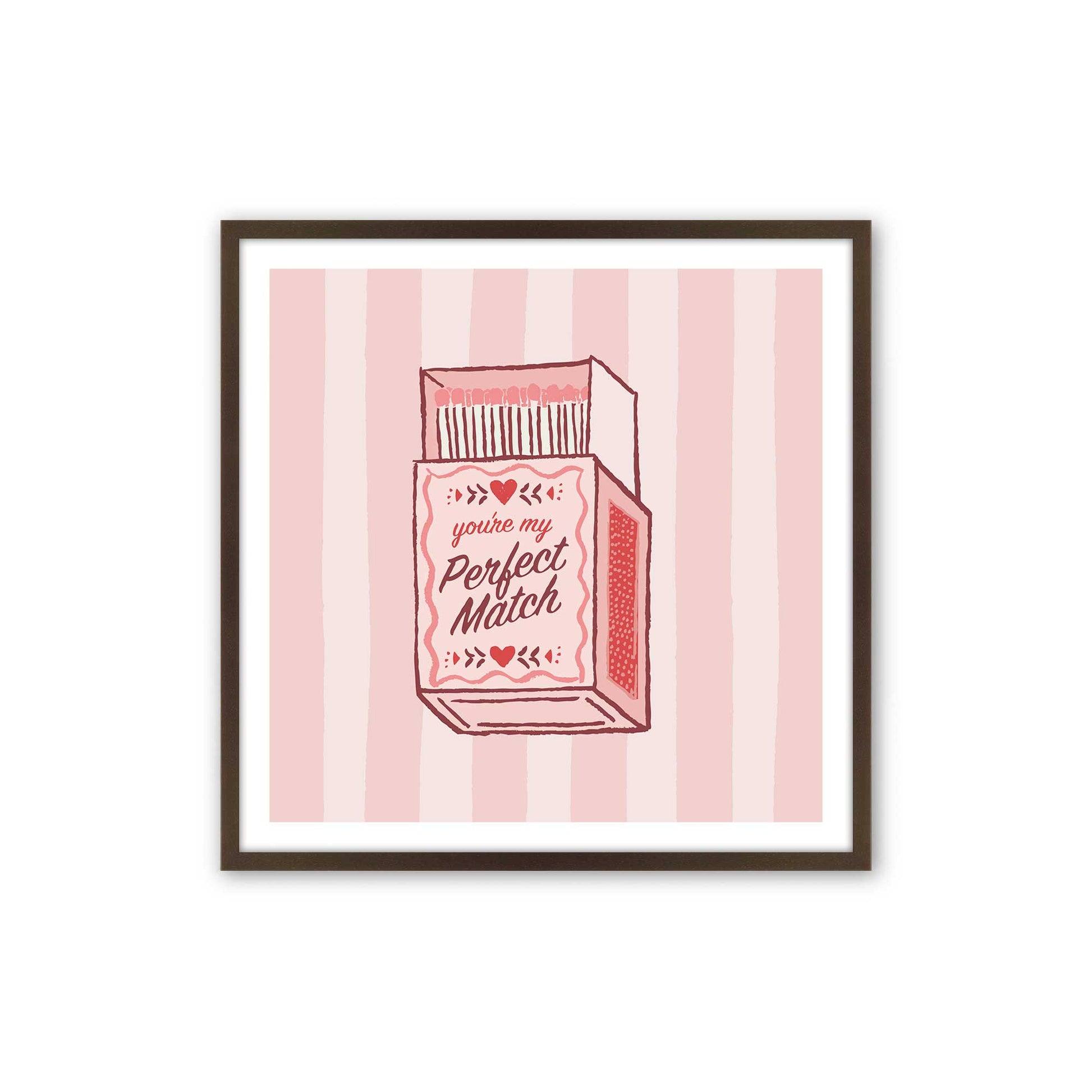 [Color:Belvinder Brown], Picture of art in a Belvinder Brown frame