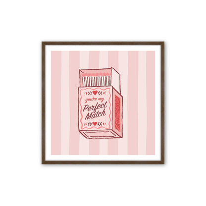 [Color:Walnut], Picture of art in a Walnut frame