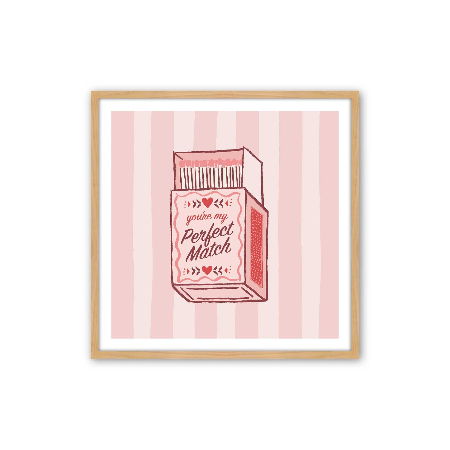 [Color:American Maple], Picture of art in an American Maple frame