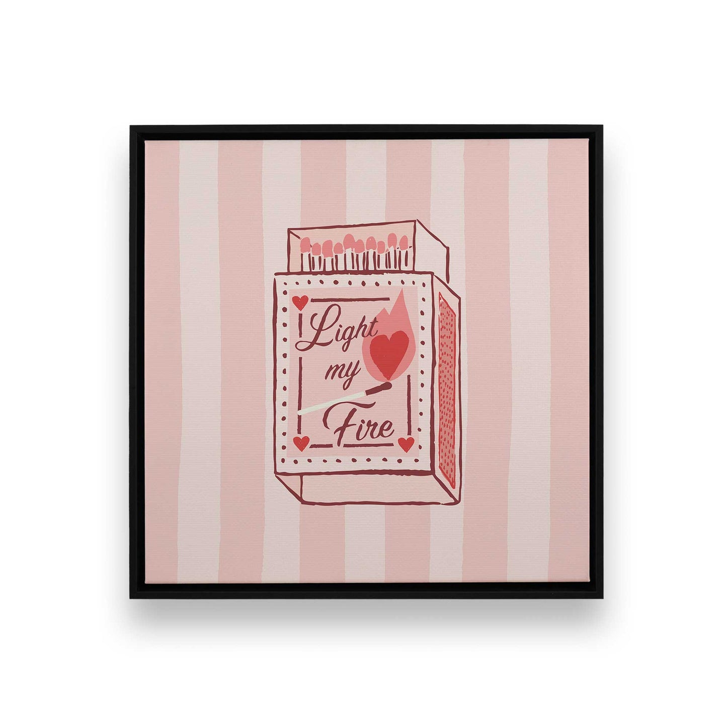 [Color:Satin Black], Picture of art in a Satin Black frame