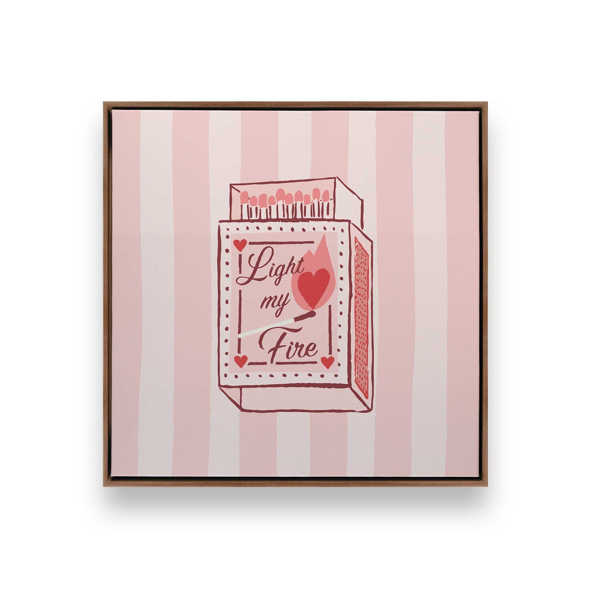 [Color:Walnut], Picture of art in a Walnut frame