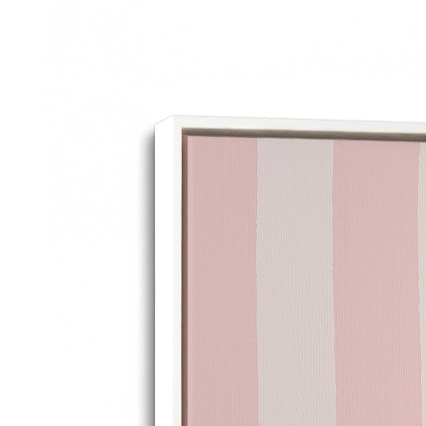 [Color:Opaque White], Picture of art in a White frame at an angle