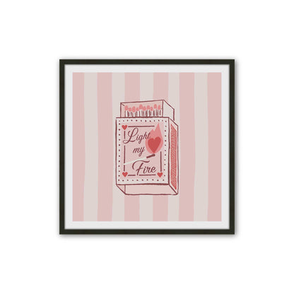 [Color:Satin Black], Picture of art in a Satin Black frame