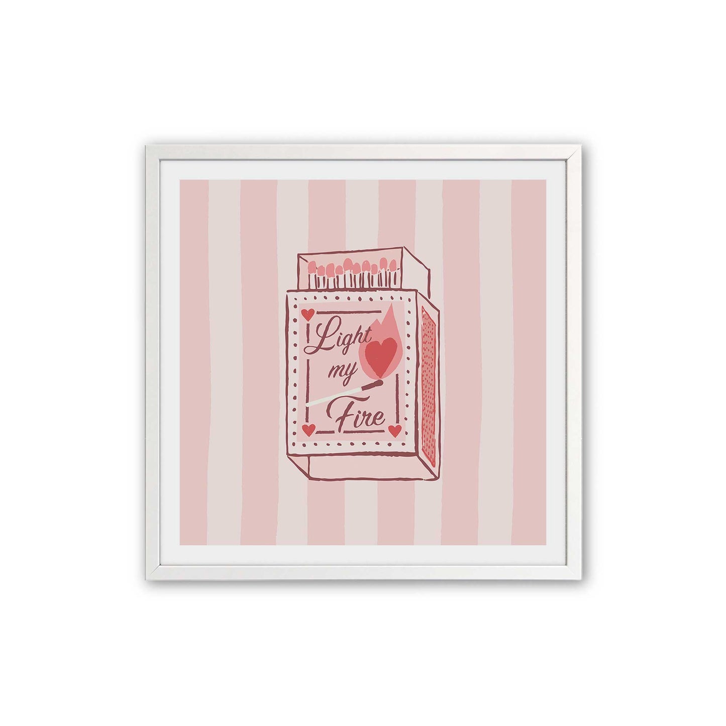 [Color:Opaque White], Picture of art in a Opaque White frame