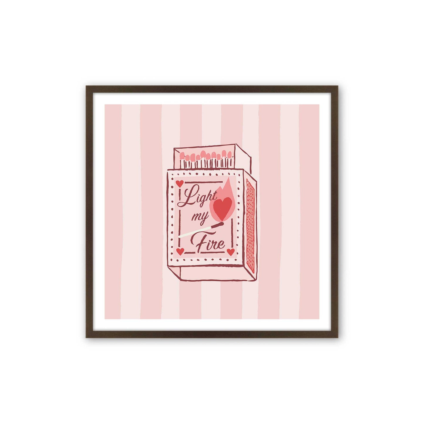 [Color:Belvinder Brown], Picture of art in a Belvinder Brown frame