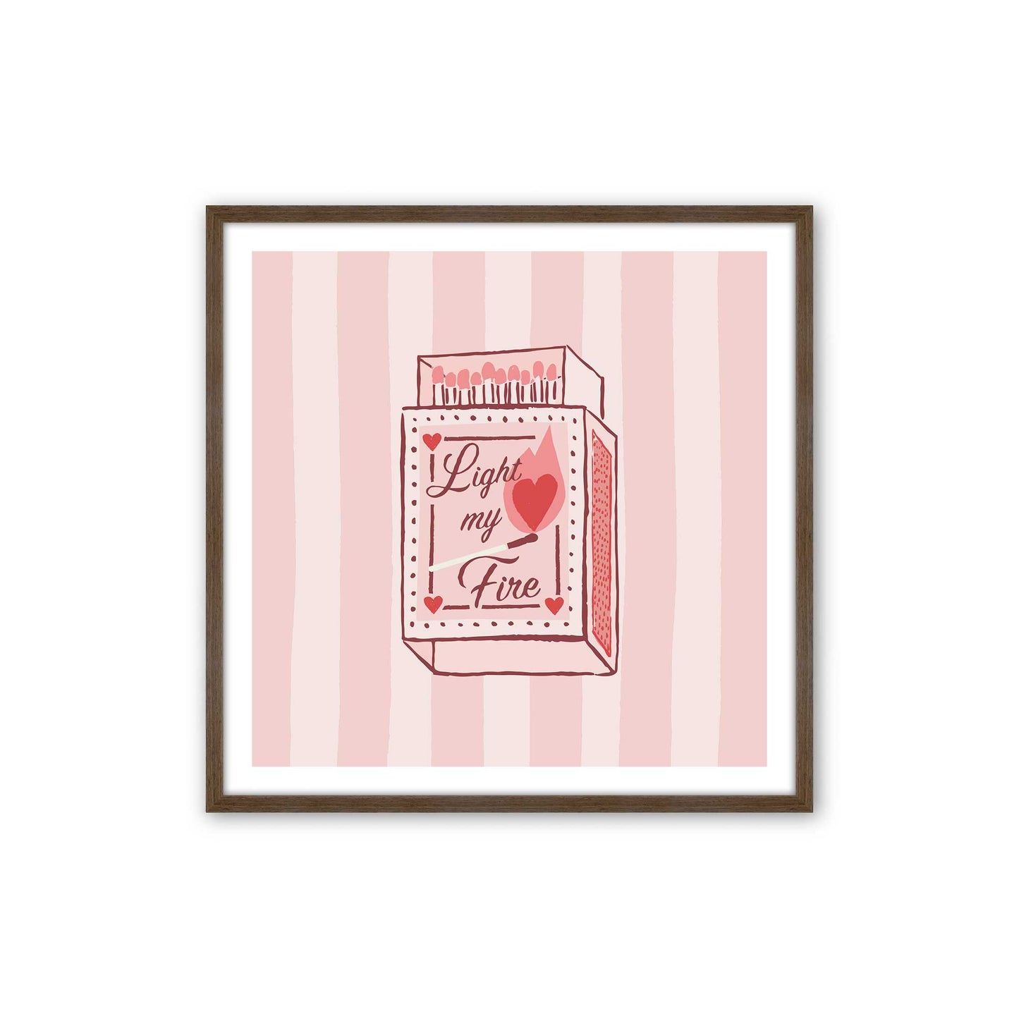 [Color:Walnut], Picture of art in a Walnut frame