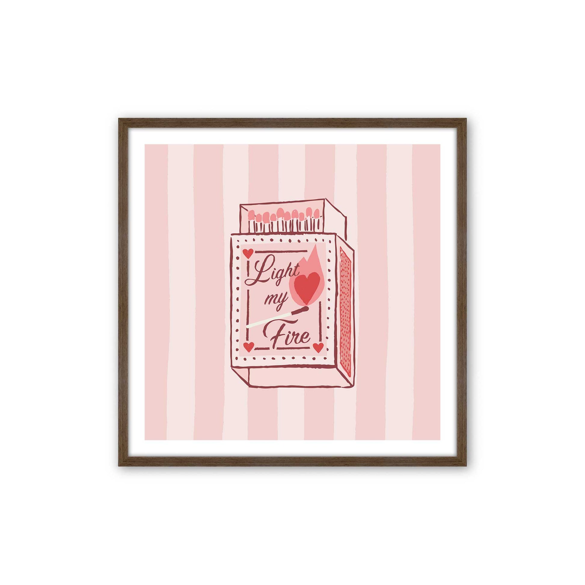 [Color:Walnut], Picture of art in a Walnut frame