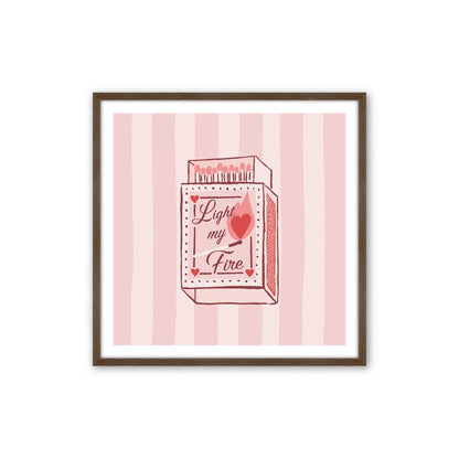 [Color:Walnut], Picture of art in a Walnut frame