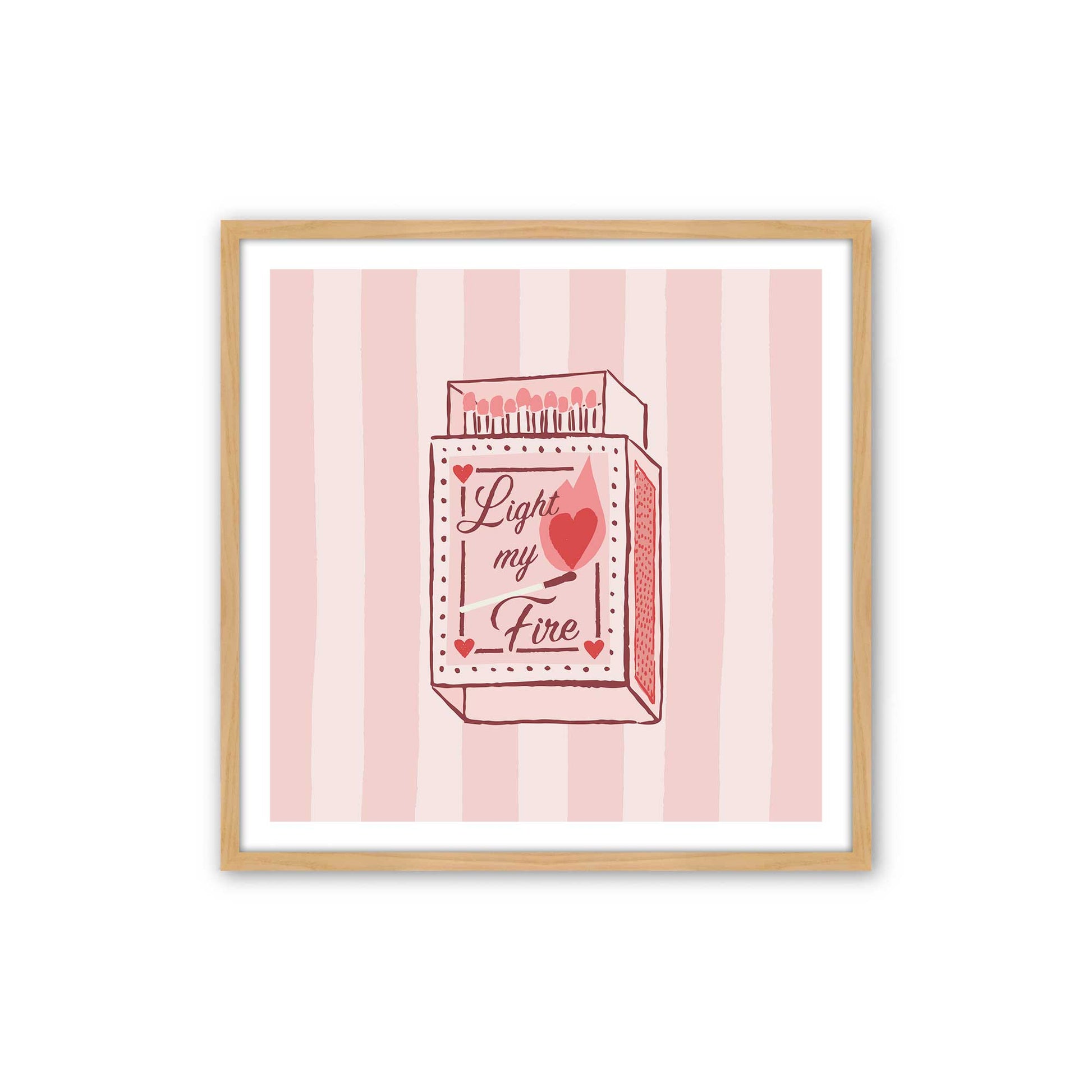 [Color:American Maple], Picture of art in an American Maple frame