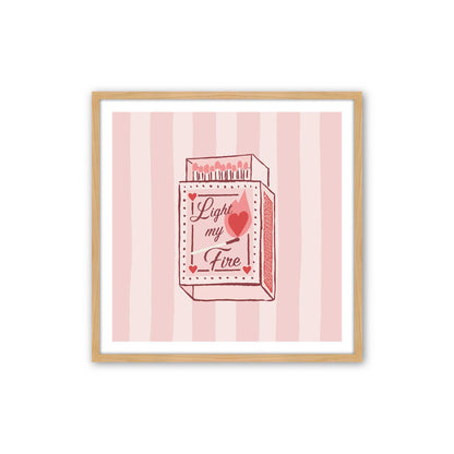 [Color:American Maple], Picture of art in an American Maple frame