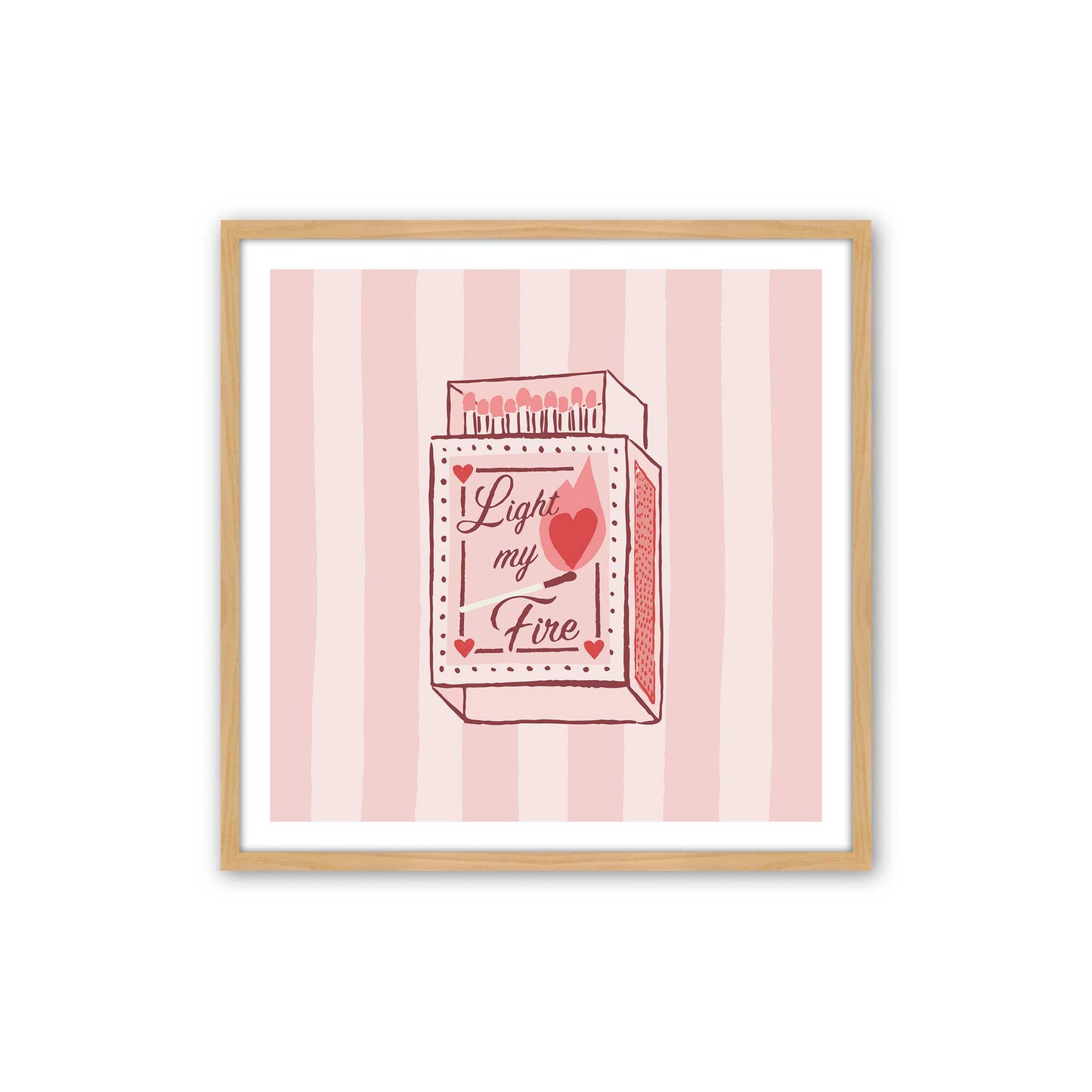 [Color:American Maple], Picture of art in a American Maple frame