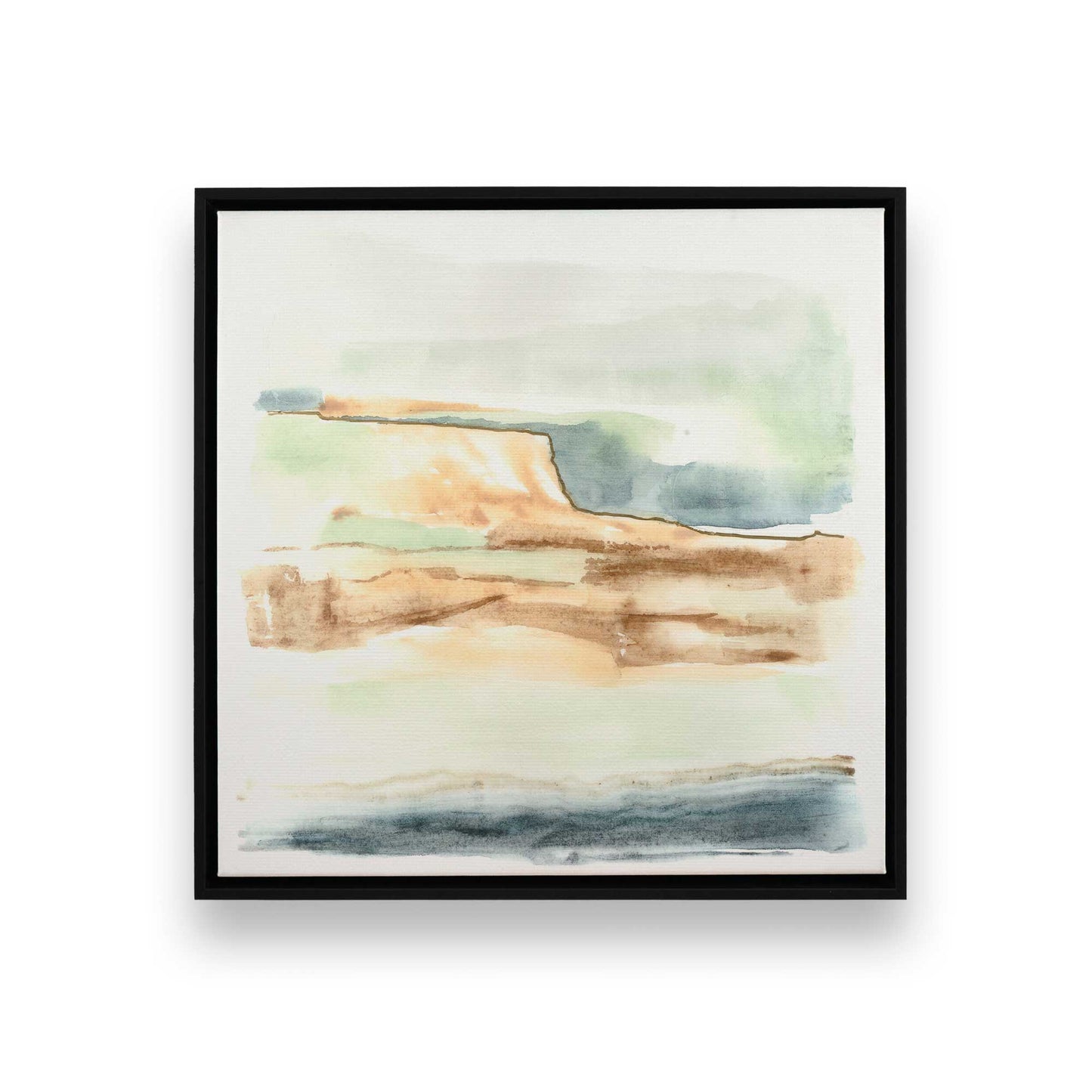 [Color:Satin Black], Picture of art in a Satin Black frame