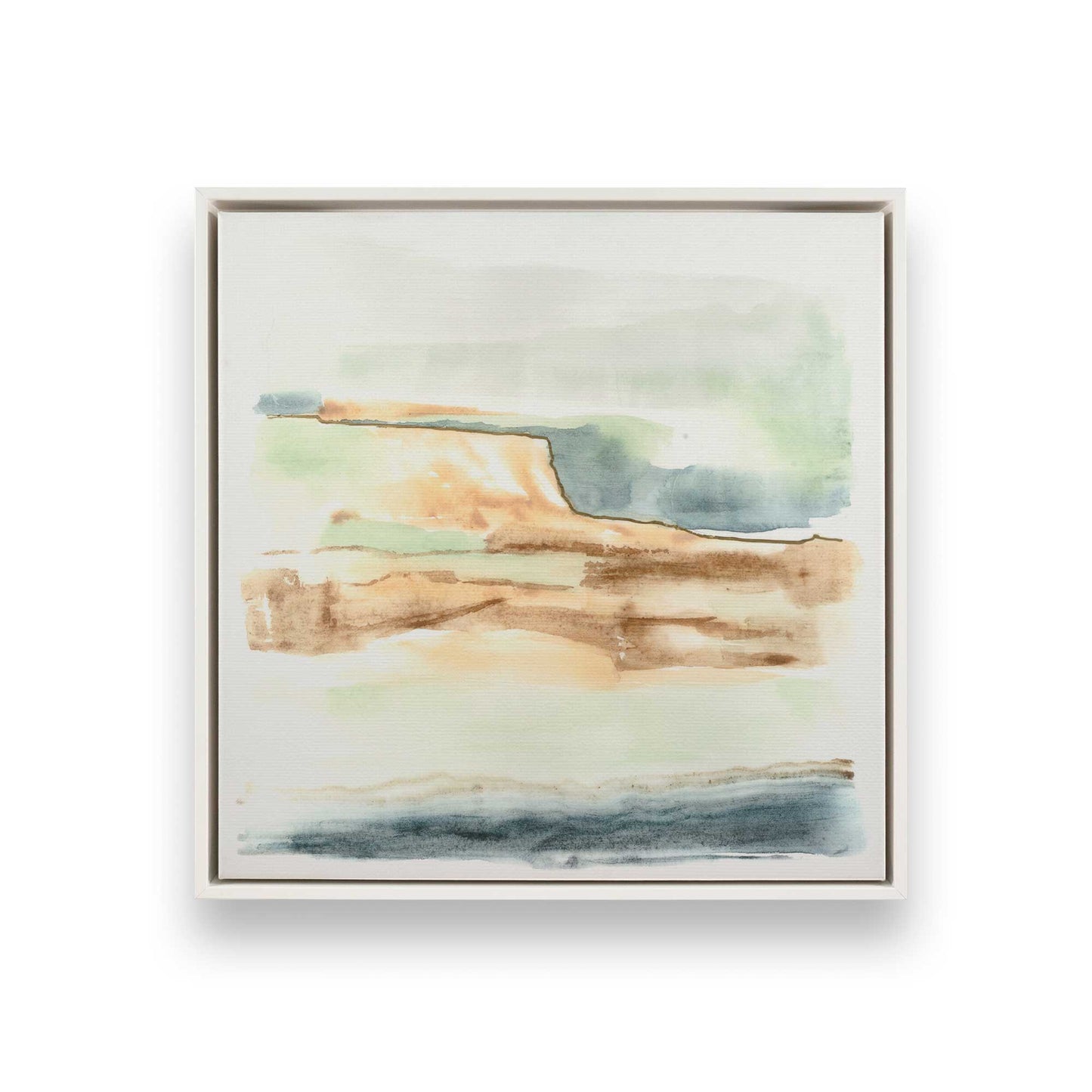 [Color:Opaque White], Picture of art in a White frame