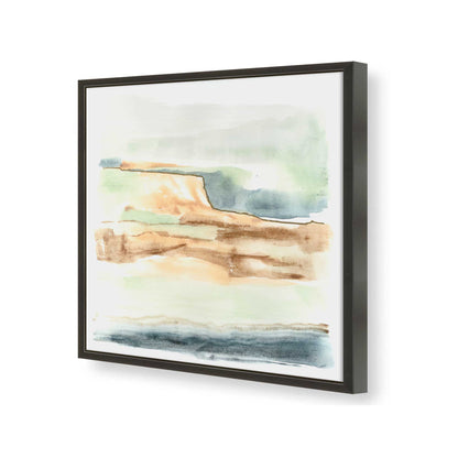 [Color:Satin Black], Picture of art in a Satin Black frame of the corner